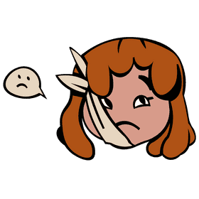 Toothache bandage clipart