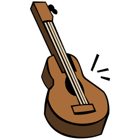 Ukulele side clipart