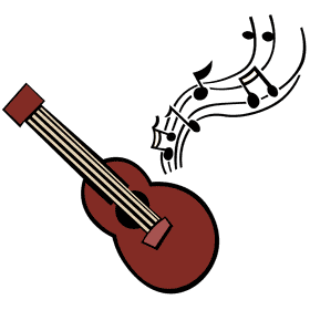 Ukulele sound clipart