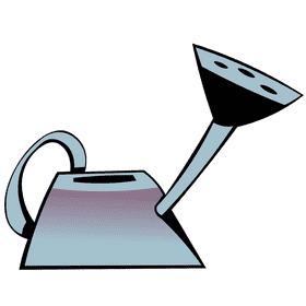 Watering can stell clipart