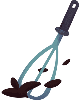 Whisk chocolate clipart