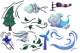 Wind vector