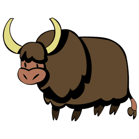 Yak clipart