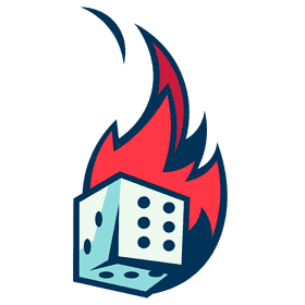 Dice fire clipart