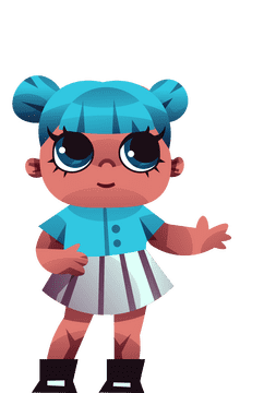 Lol surprise blue clipart