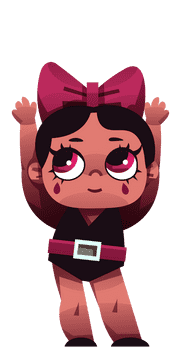 Lol surprise goth clipart