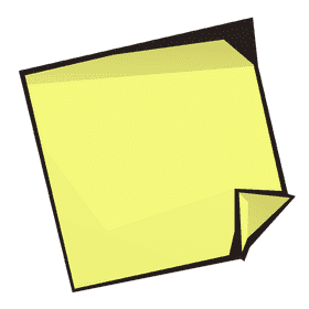 Notepad sticker clipart