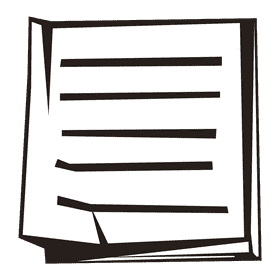 Notepad stickers black and white clipart