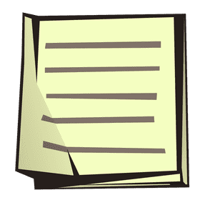 Notepad stickers clipart