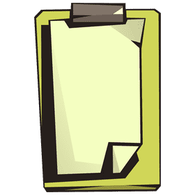 Notepad tablet clipart