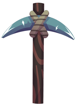 Pickaxe primitive clipart