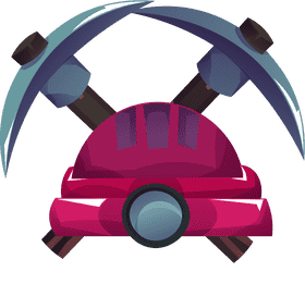 Pickaxe tools clipart