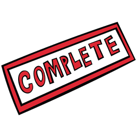 Plan complete clipart