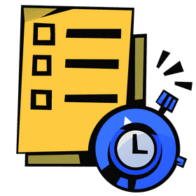Plan timer clipart