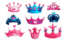 Princess crown vector