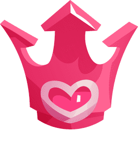 Princess crown aggressive clipart
