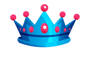 Princess crown bright clipart