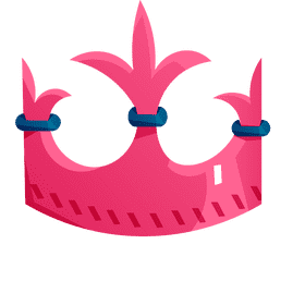 Princess crown peaks clipart