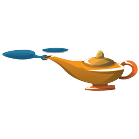 Ramadan lamp clipart