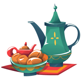 Ramadan nature morte clipart