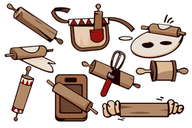 Rolling pin vector