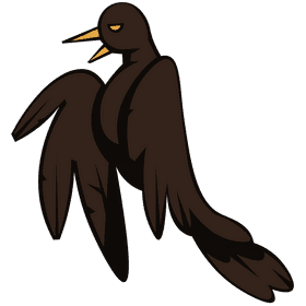Scarecrow crow clipart
