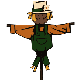 Scarecrow hair clipart