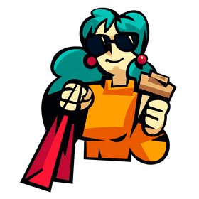 Shopping coffee clipart