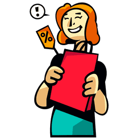 Shopping sale clipart