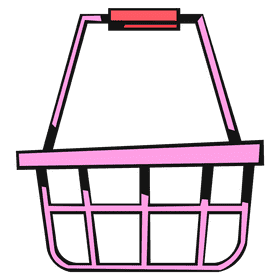 Shopping cart empty clipart
