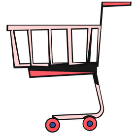 Shopping cart clipart