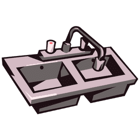 Sink couple clipart