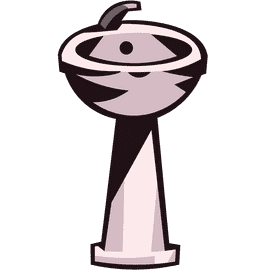 Sink full height clipart