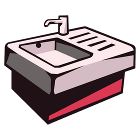 Sink metal clipart