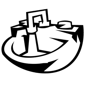 Sink water black and white clipart