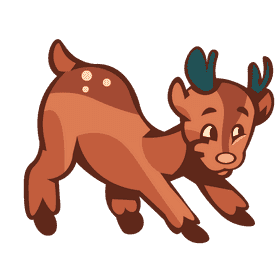 Stag animal clipart
