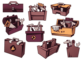 Toolbox vector