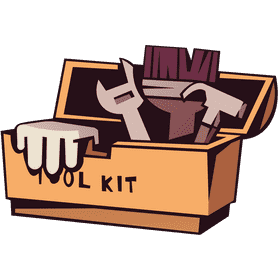 Toolbox tool kit clipart