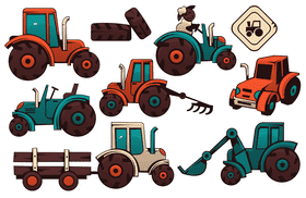 Tractor vector