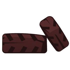 Tractor wheels clipart