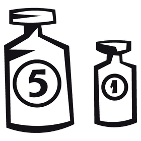 Weighting scale weights black and white clipart