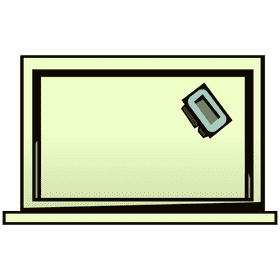 Whiteboard brush clipart