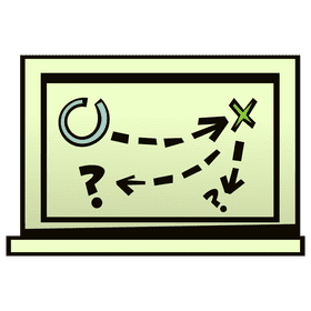 Whiteboard scheme clipart