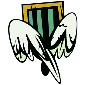 Wings shield clipart