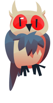 Woodland owl clipart