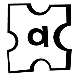 Alphabet a letter black and white clipart