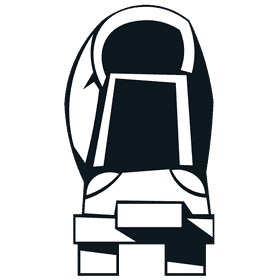 Cement truck front view black and white clipart