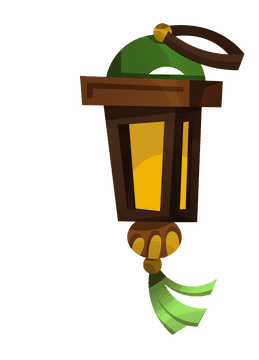 Eid mubarak lantern clipart