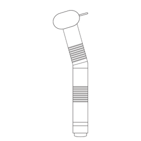 Dental drill drawing black and white clipart