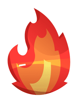 Flame medium clipart